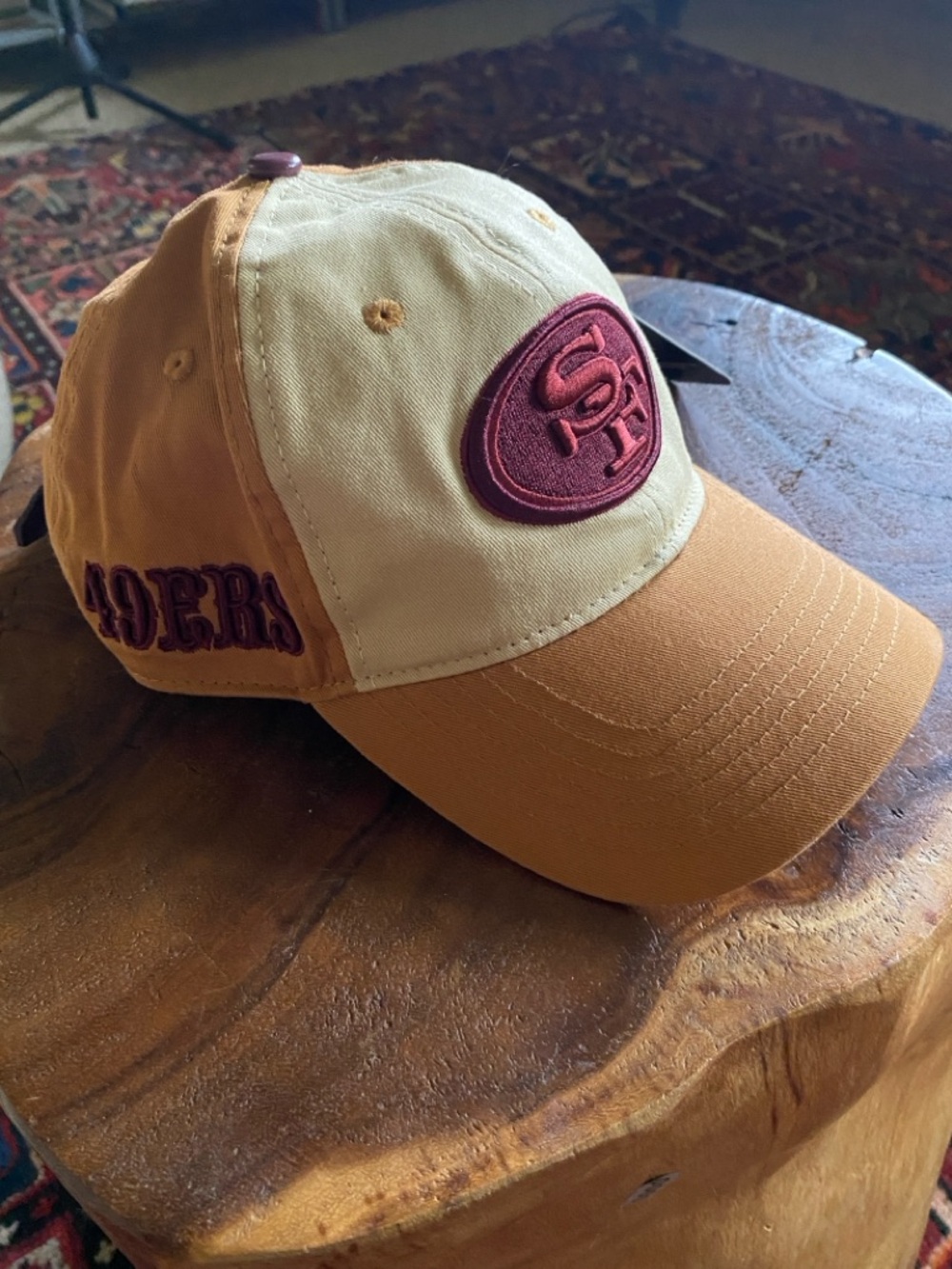 San Francisco 49’ers Niners NFL Licensed Cap Hat NWT Embroidered and leather